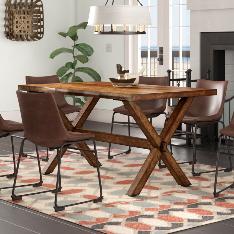 Loon Peak® Vermont 59'' Solid Wood Dining Table & Reviews Wayfair Canada